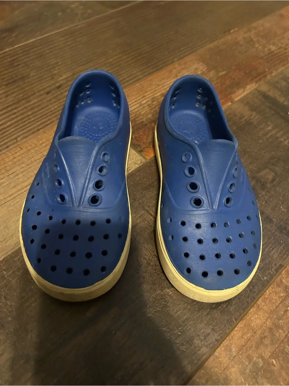 Two sets of boys summer shoes size 11.